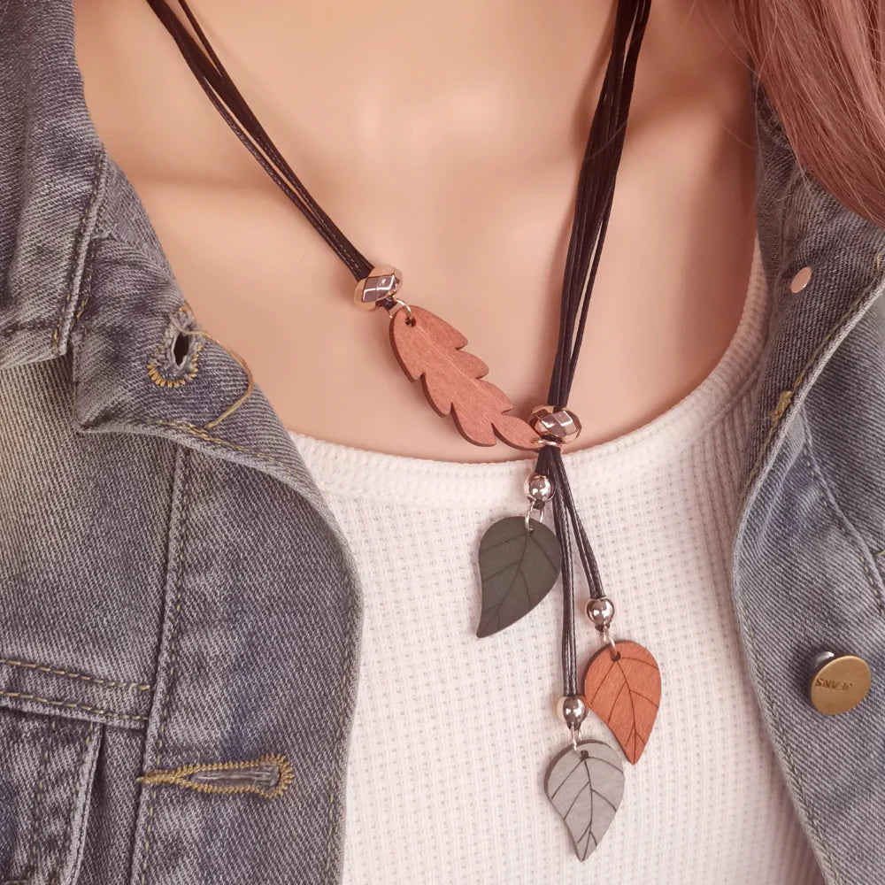 Necklace with Bohemian-Style Pendant
