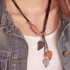 Necklace with Bohemian-Style Pendant