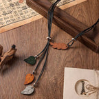 Necklace with Bohemian-Style Pendant