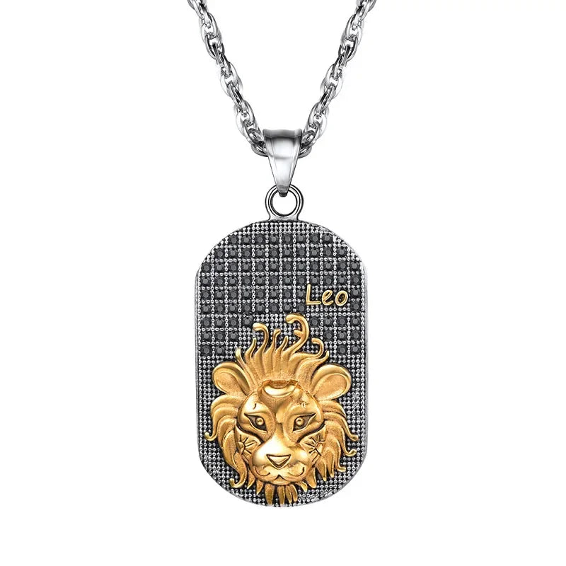 Necklace with Astrological Zodiac Sign Style Pendant