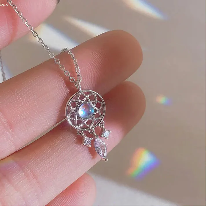 Elegant Moonstone Pendant Necklace