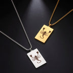 Elegant Astrology Zodiac Sign Pendant Necklace