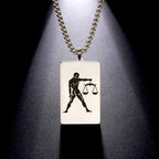 Elegant Astrology Zodiac Sign Pendant Necklace