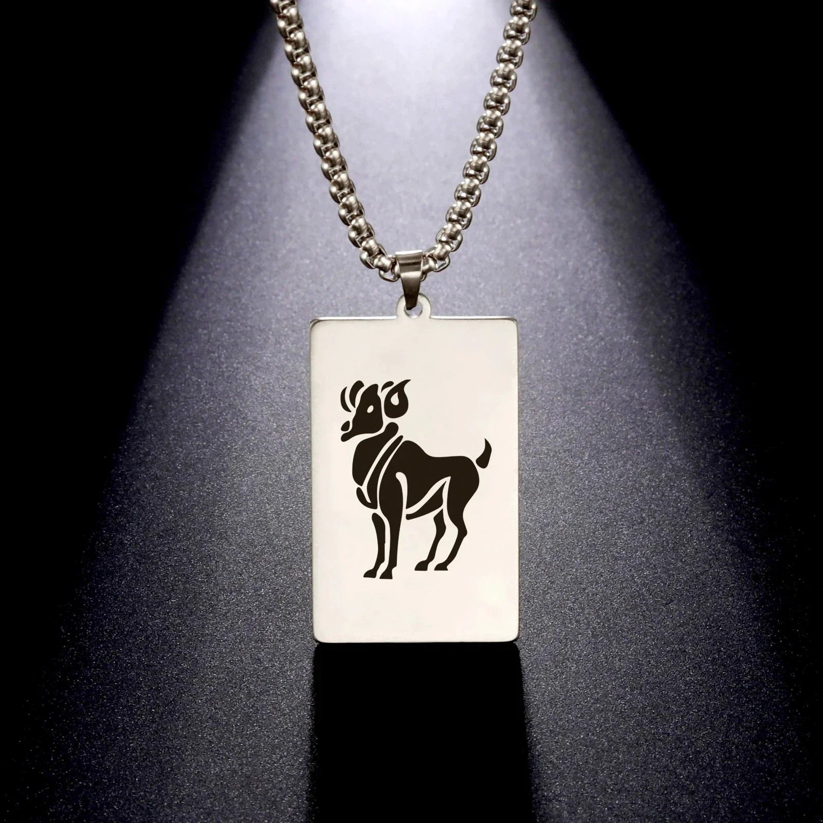 Elegant Astrology Zodiac Sign Pendant Necklace