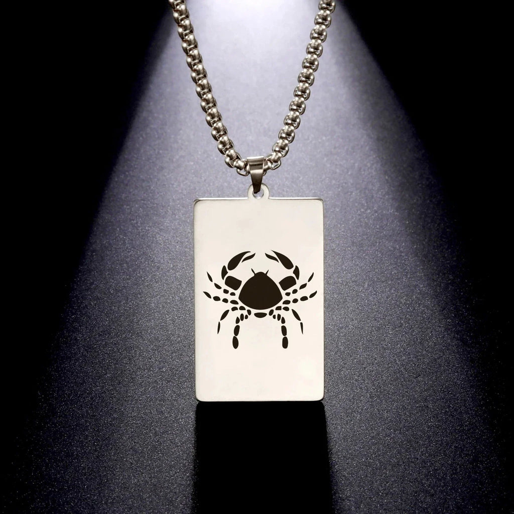 Elegant Astrology Zodiac Sign Pendant Necklace