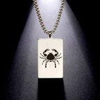 Elegant Astrology Zodiac Sign Pendant Necklace