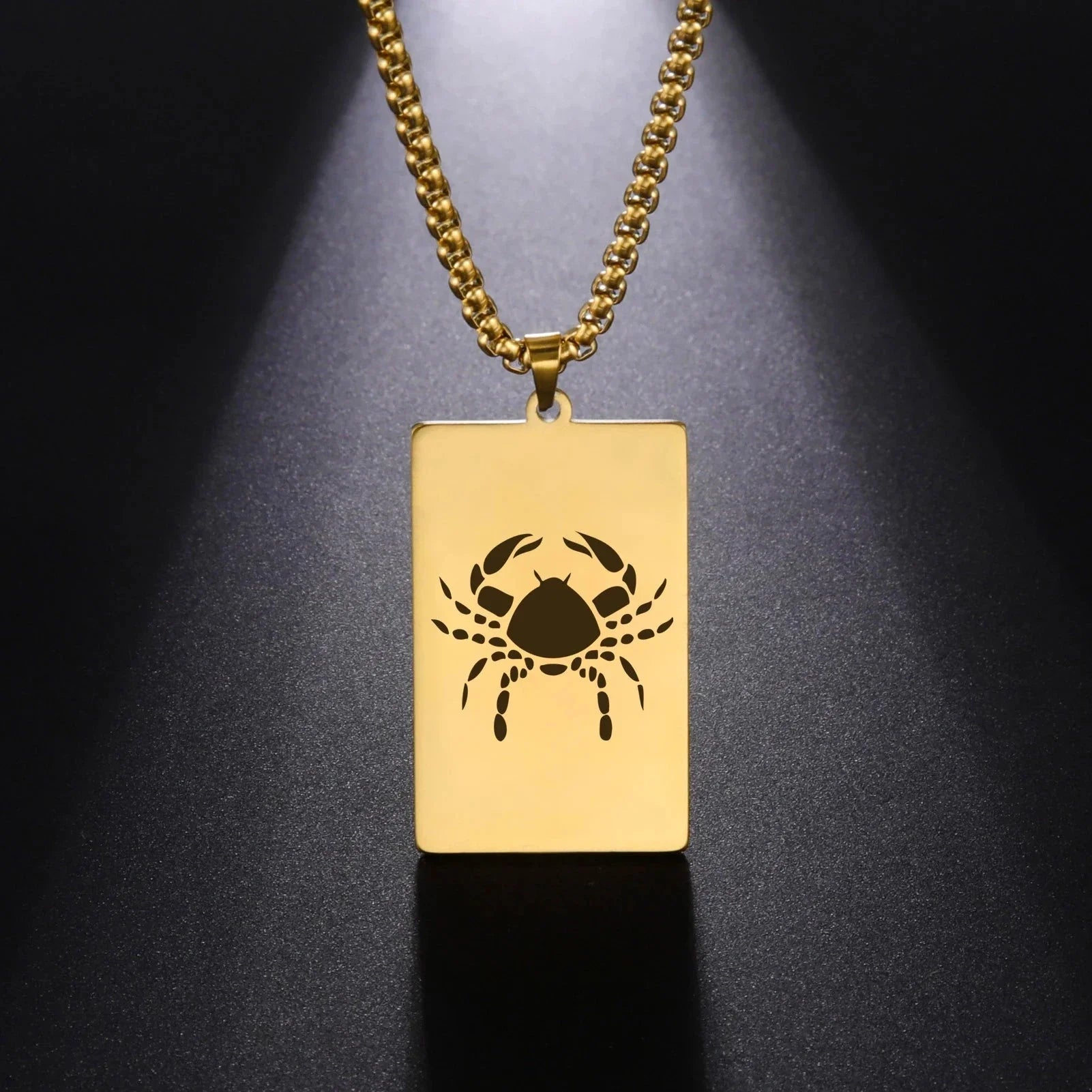 Elegant Astrology Zodiac Sign Pendant Necklace