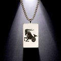 Elegant Astrology Zodiac Sign Pendant Necklace