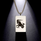 Elegant Astrology Zodiac Sign Pendant Necklace