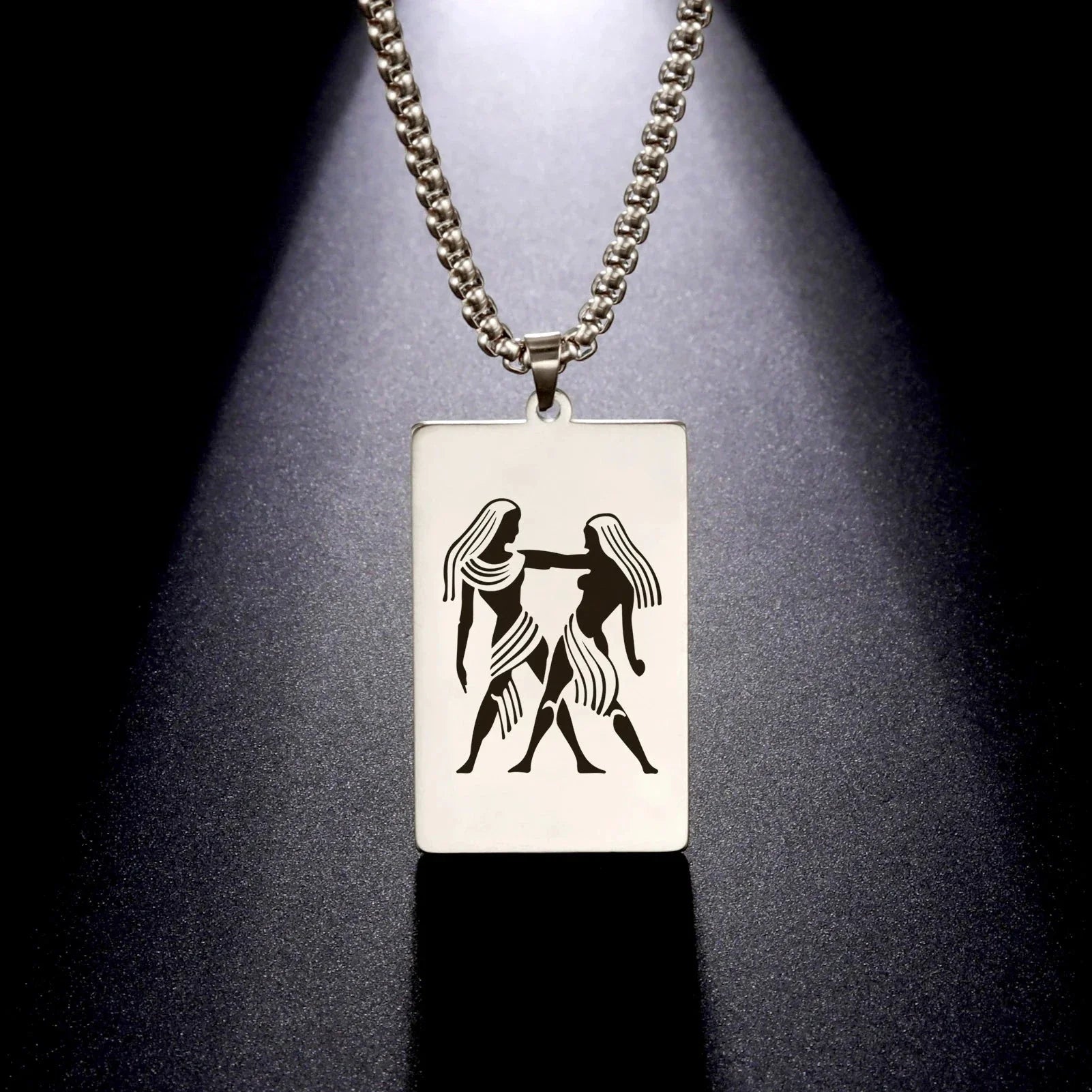 Elegant Astrology Zodiac Sign Pendant Necklace