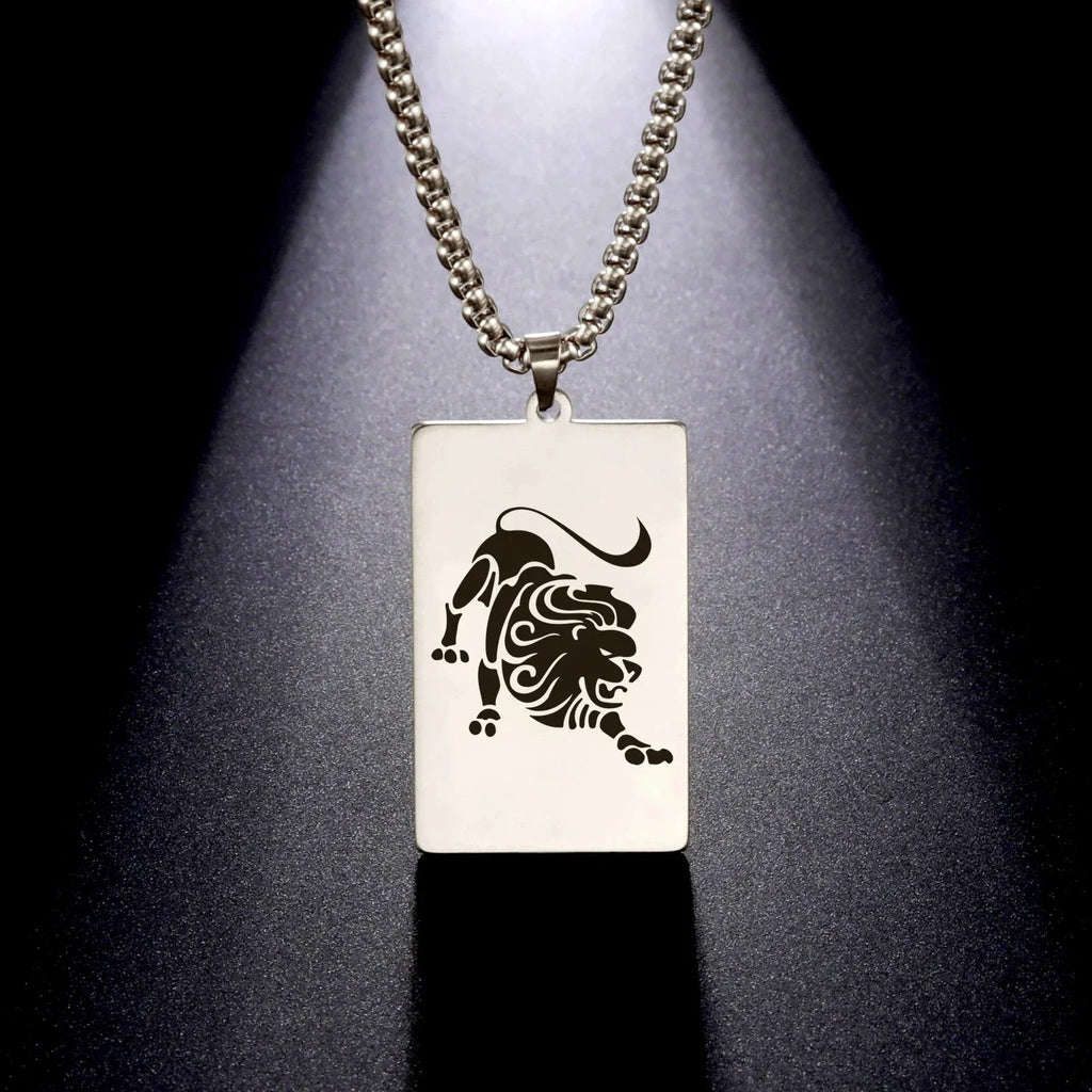 Elegant Astrology Zodiac Sign Pendant Necklace