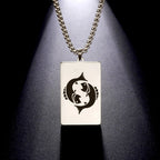 Elegant Astrology Zodiac Sign Pendant Necklace
