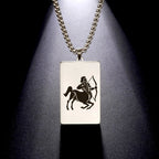Elegant Astrology Zodiac Sign Pendant Necklace