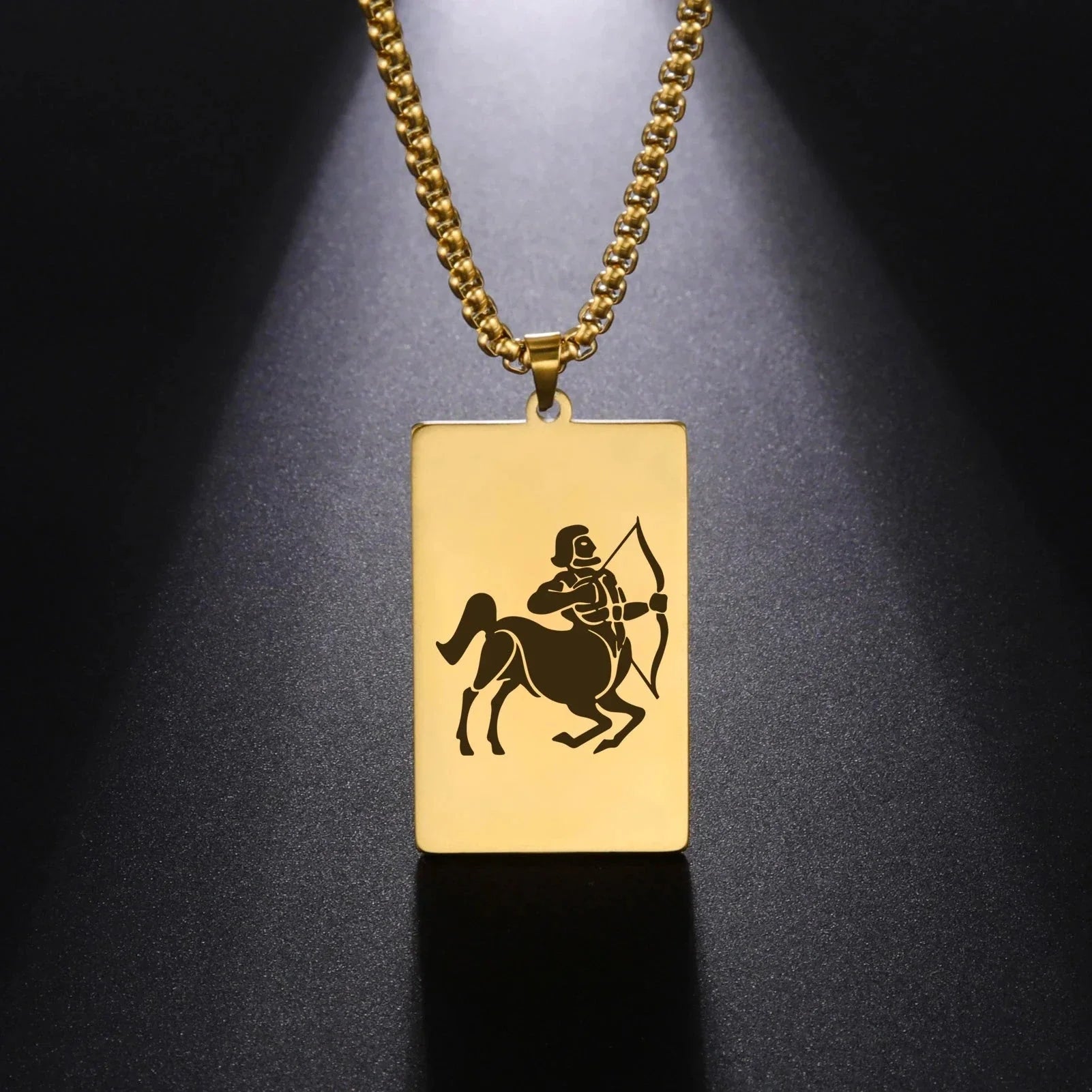 Elegant Astrology Zodiac Sign Pendant Necklace
