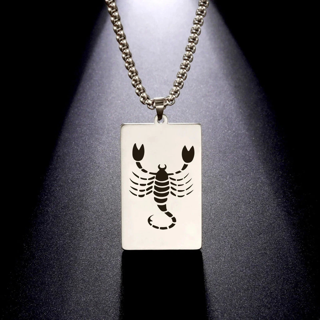 Elegant Astrology Zodiac Sign Pendant Necklace