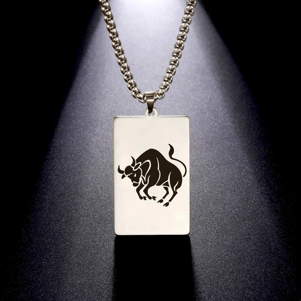 Elegant Astrology Zodiac Sign Pendant Necklace