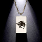 Elegant Astrology Zodiac Sign Pendant Necklace