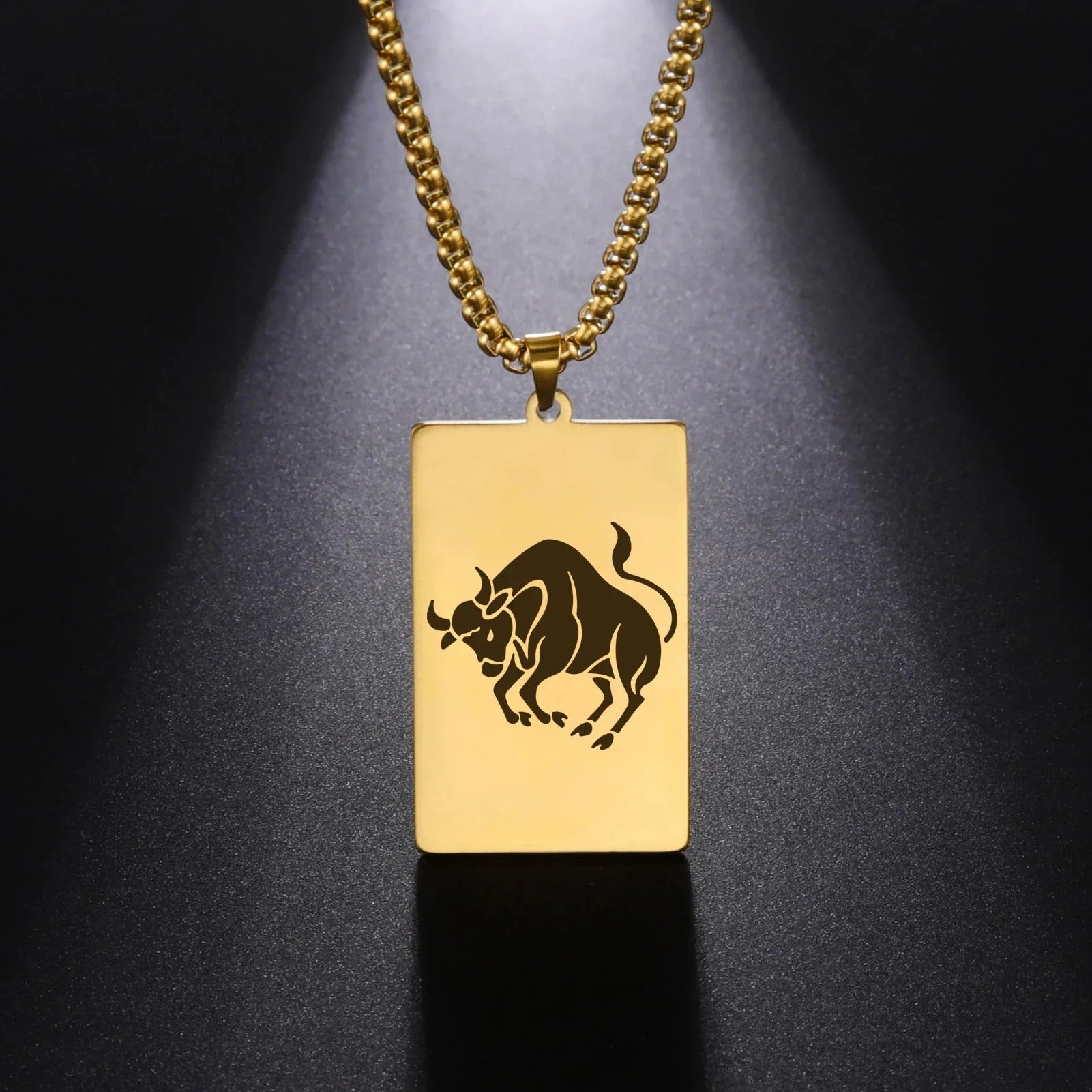 Elegant Astrology Zodiac Sign Pendant Necklace
