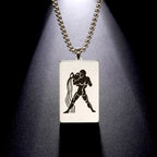 Elegant Astrology Zodiac Sign Pendant Necklace