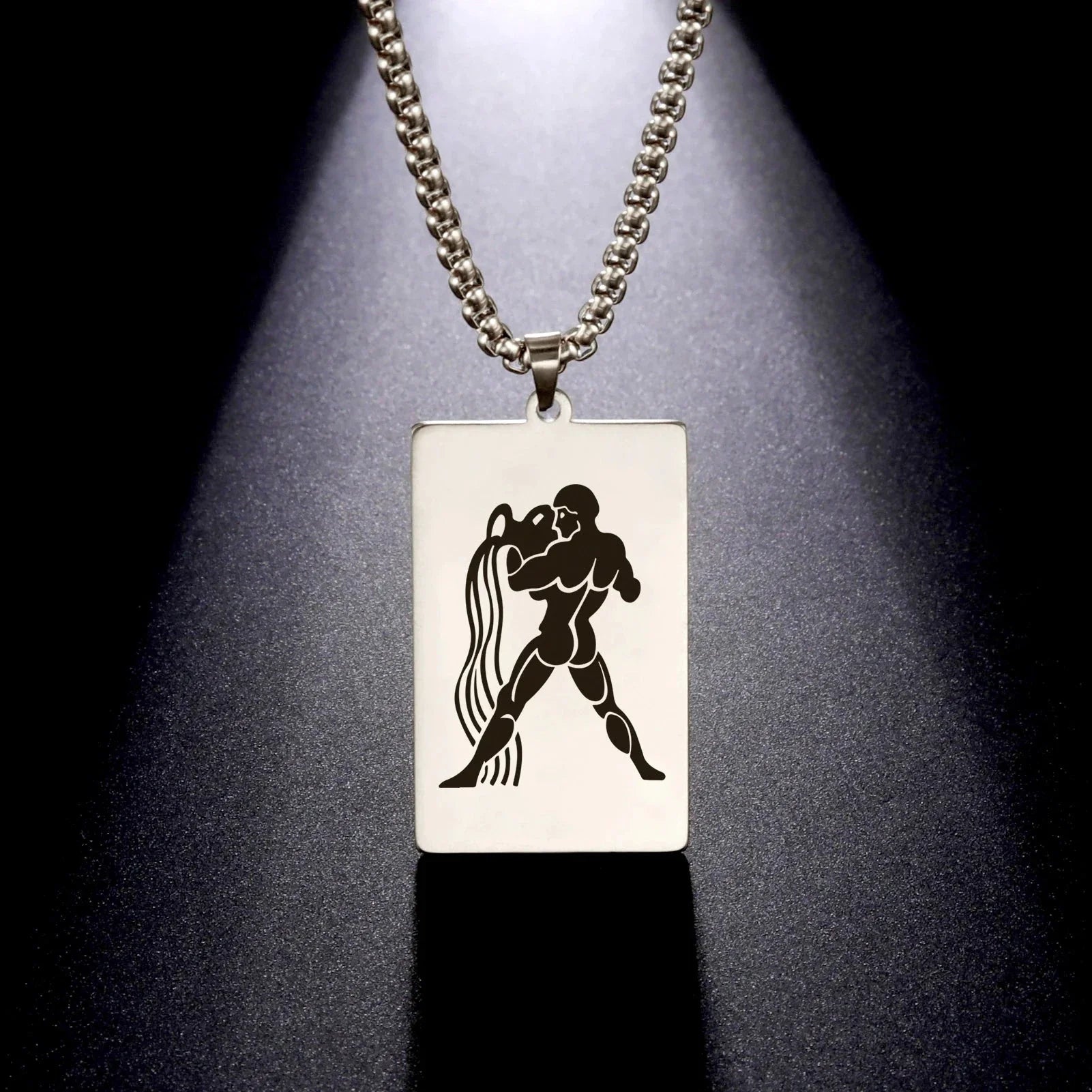 Elegant Astrology Zodiac Sign Pendant Necklace