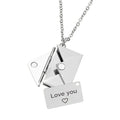 Envelope Pendant Necklace