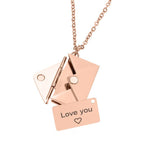 Envelope Pendant Necklace