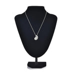 Necklace with Shell Snail Pendant for Men silver