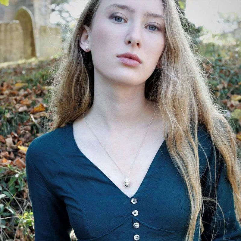 Necklace with Tassel Pendant with Heart