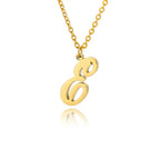 Women’s initial pendant necklace e