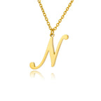 Women’s initial pendant necklace n