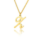 Women’s initial pendant necklace z