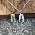 Necklace with Pine Tree Pendant 