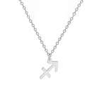 Gold Zodiac Sign Pendant Necklace