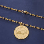 Zodiac Astrological Sign Pendant Necklace for Men or Women