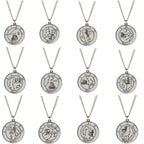 Zodiac Astrological Sign Pendant Necklace for Men or Women