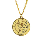 Zodiac Astrological Sign Pendant Necklace for Men or Women