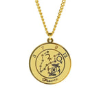 Zodiac Astrological Sign Pendant Necklace for Men or Women