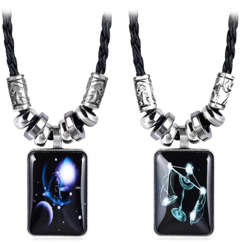 Men’s Zodiac Sign Pendant Necklace