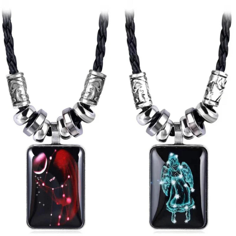 Men’s Zodiac Sign Pendant Necklace