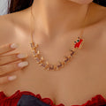 Necklace with Christmas Sleigh Pendant