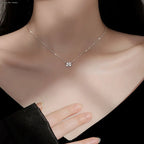 Lucky Four-Leaf Clover Pendant Necklace for Women