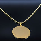 Necklace with Protection Talisman Silver & Gold