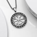 Vegvisir Compass Necklace Viking Pendant