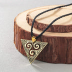 triskel necklaceCeltic Triskel Necklace (Silver or Gold-Plated) antique bronze