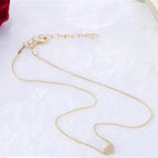 Heart Pendant Necklace for Women Gold