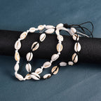 White cowrie shell necklace 