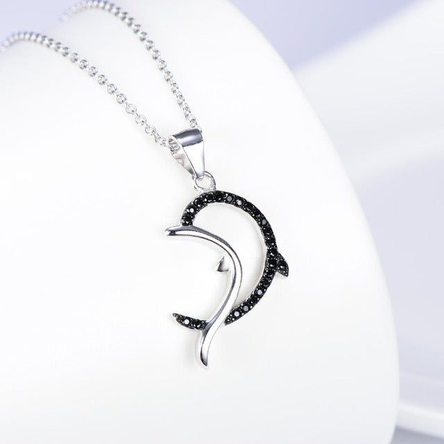 Dolphin Silver Necklace