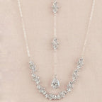 Silver Wedding Back Necklace