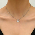 Butterfly back necklace - women’s back chain 