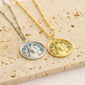 Virgin Mary Necklace Christian Pendant